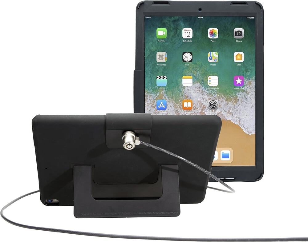 Portable Kickstand Case - CTA Impact-Resistant Silicone Security Case With Kicks